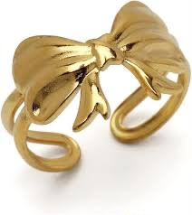 Golden Bow Ring