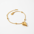 Aurum Heart Bracelet - Studio White Background