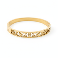 Hollow Flower Bangle - studio white background