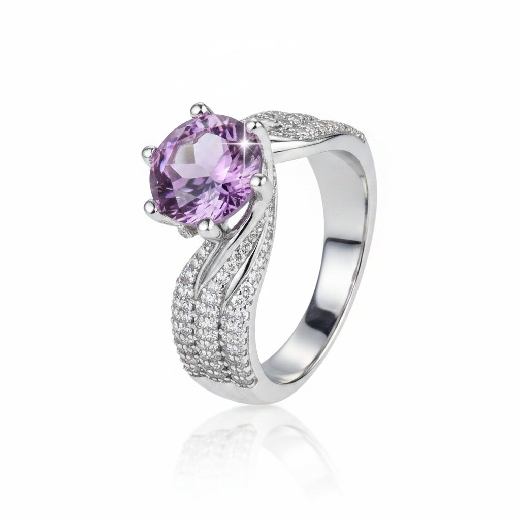Orbit Ring Pink - White Background