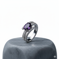 The Eclipse Pavé Split Ring – studio shot