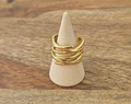 Hollow Striped Ring