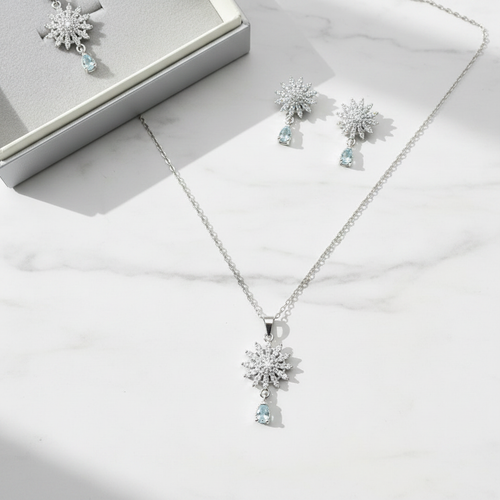 Snowflake Set - Marble